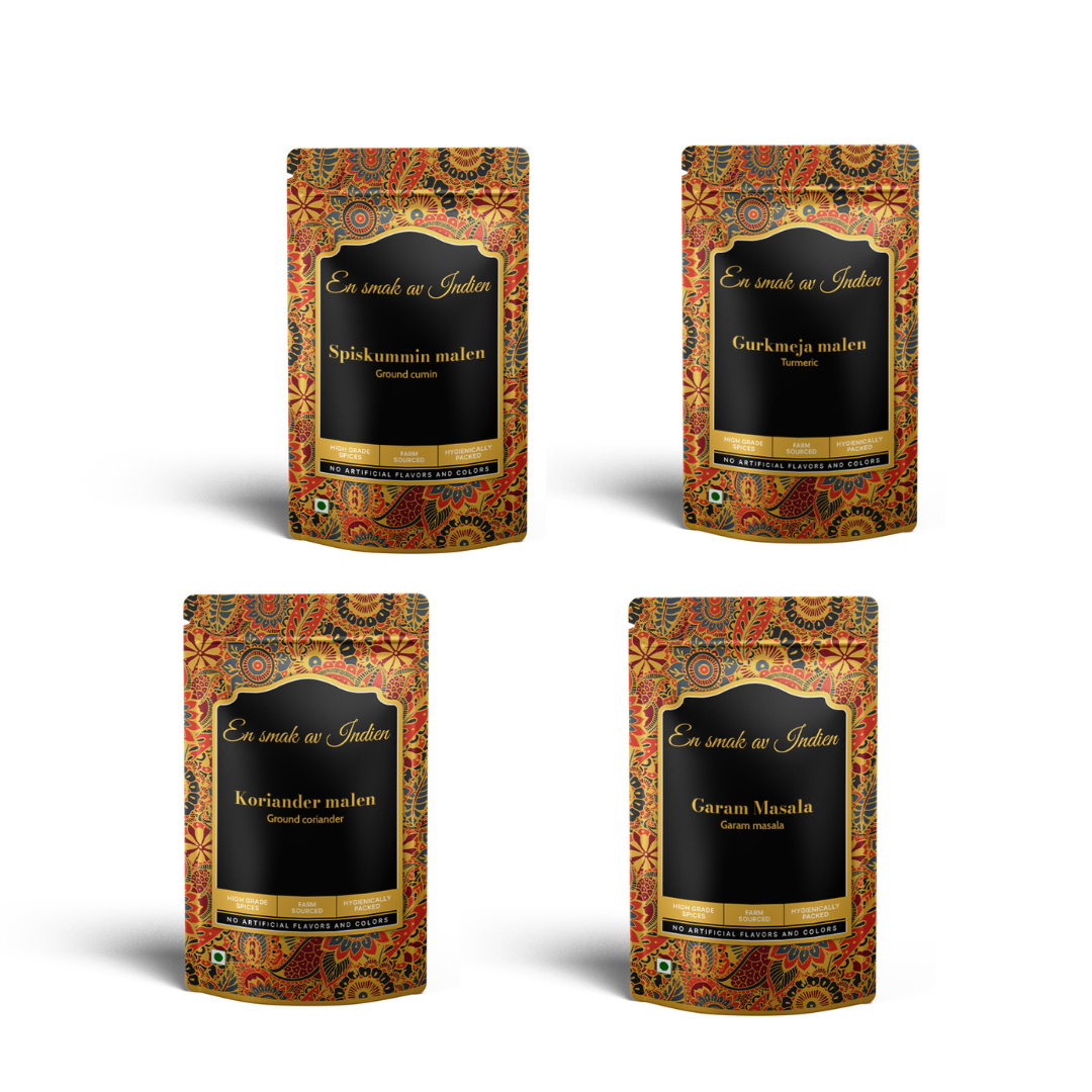 Kryddpaket: Indiska baskryddor